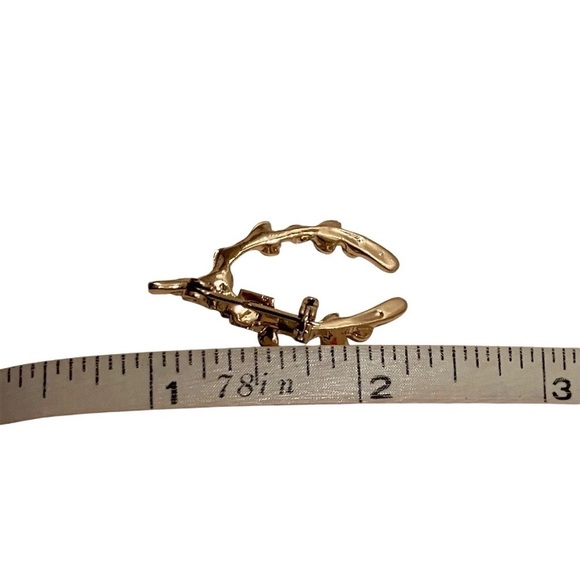 Unbranded Vintage Rhinestone Brooch Pin Wish Bone - Picture 5 of 5